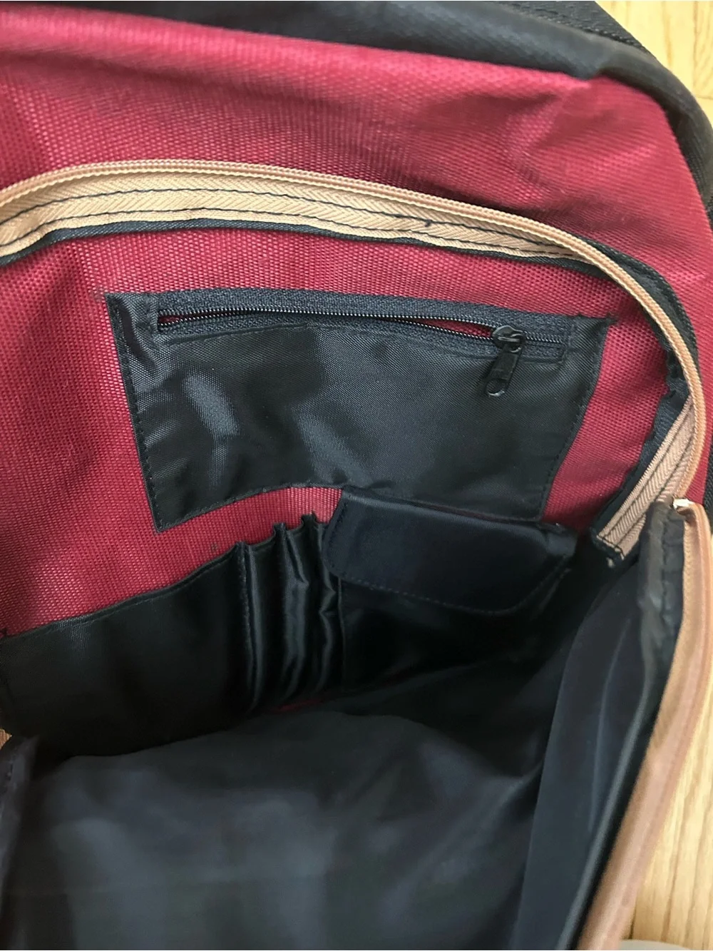 San Francisco 49ers Black & Burgundy Team Backpack